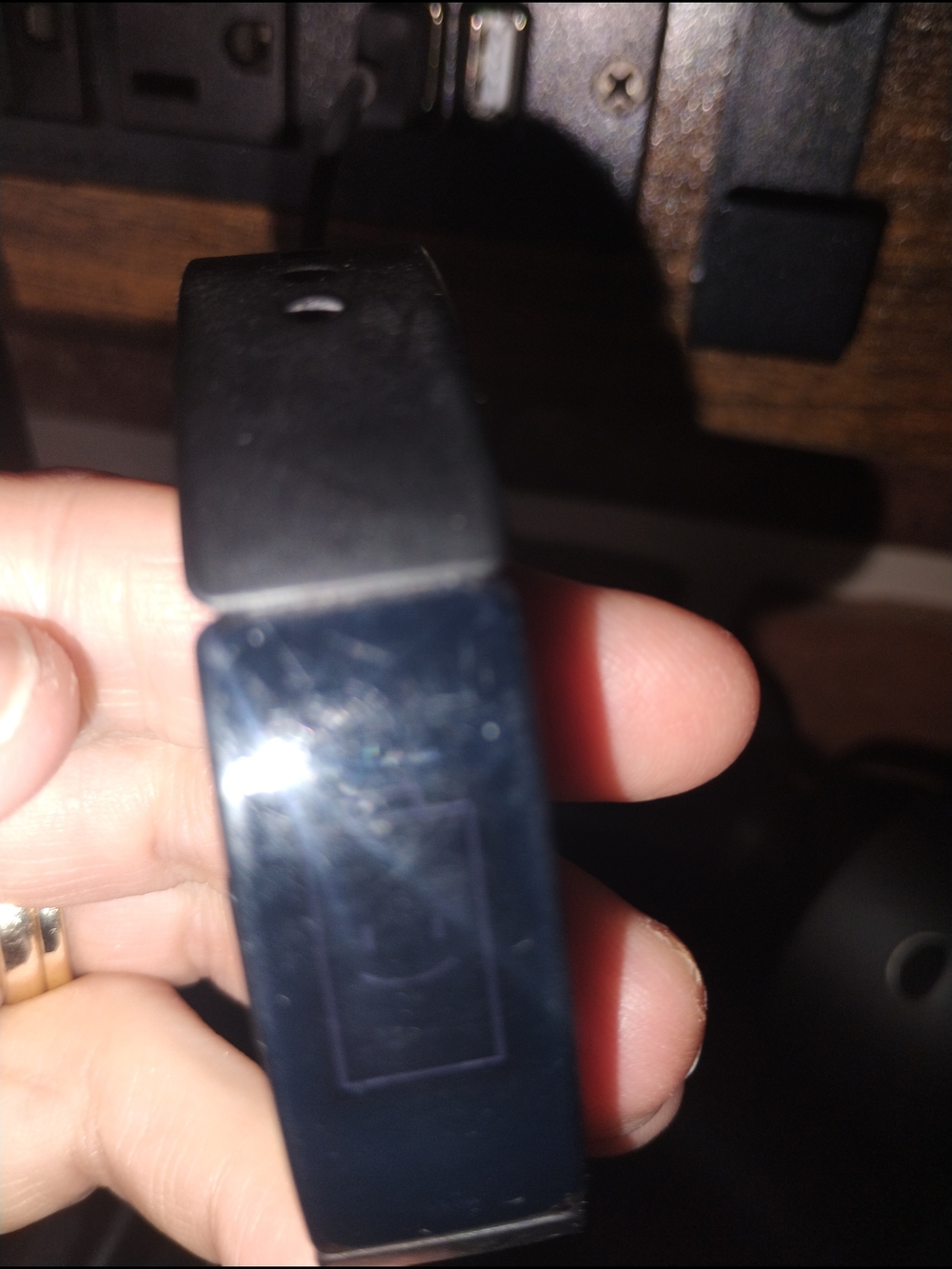 Black Fitbit Tracker Smart Band